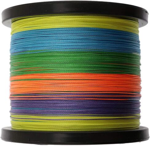 Ashconfish Braided Fishing Line- 4 Strands Super Strong PE Fishing Wire- 6lb to 100lb Test-100M/300M/500M/1000M(109Yards/328Yards/547Yards/1093Yards)-Abrasion Resistant - Zero Stretch-Multiple Colors in Kuwait