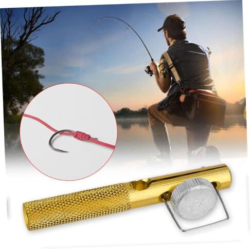 UKCOCO String Knot Tying Tool Metal Fishing Hook Fishing String Knotter Device Fishing Tools Fishing Knots Hook Tying Device Hand Tools Fishing Accessories Tie Knot Lure Hook up Wire Tie in Saudi Arabia