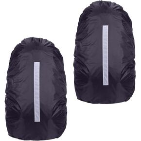 MOOCY Hi-Visibility Backpack Rain Cover with Reflective Strip 100% Waterproof Ultralight Backpack Cover, Storage Pouch, for Hiking, Camping, Biking, Outdoor, Traveling in Kuwait