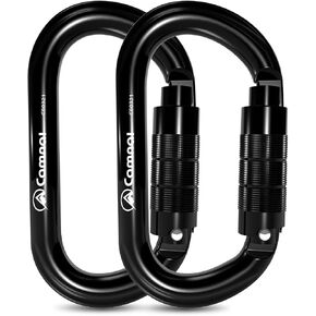 Heavy Duty Carabiner, 25kn(About 5620 lbs) Oval Carabiner Clip O-Shape Rock Climbing Carabiner Lightweight Caribeener for Climbing, Mountaineer, Aerial Work in Saudi Arabia