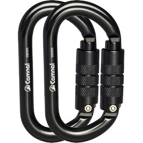 Heavy Duty Carabiner, 25kn(About 5620 lbs) Oval Carabiner Clip O-Shape Rock Climbing Carabiner Lightweight Caribeener for Climbing, Mountaineer, Aerial Work in Saudi Arabia