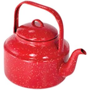 GSI Outdoors - غلاية شاي من الفولاذ المطلي بالمينا باللون الأحمر in Kuwait