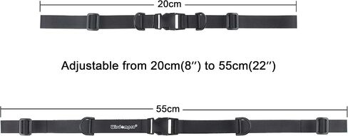 Wisdompro Backpack Chest Straps 2 Pack, Heavy Duty Adjustable Backpack Sternum Strap Chest Belt with Quick Release Buckle for Hiking and Jogging - with Slide Lock in Saudi Arabia