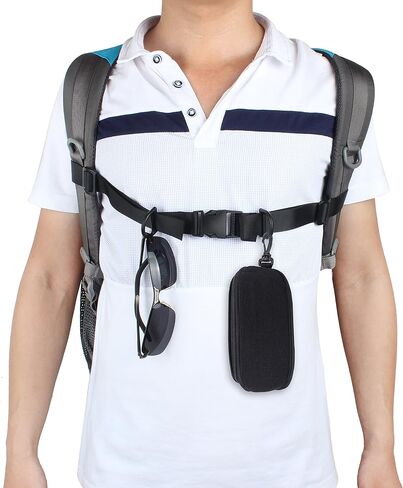 Wisdompro Backpack Chest Straps 2 Pack, Heavy Duty Adjustable Backpack Sternum Strap Chest Belt with Quick Release Buckle for Hiking and Jogging - with Slide Lock in Saudi Arabia