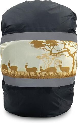 Backpack Cover Waterproof Backpack Rain Cover for 30L-100L Multi-Size for Hiking Camping Outdoor in Kuwait