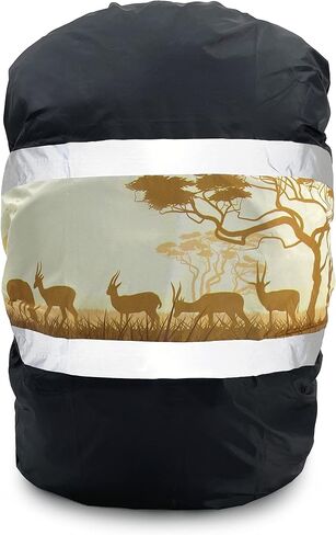 Backpack Cover Waterproof Backpack Rain Cover for 30L-100L Multi-Size for Hiking Camping Outdoor in Kuwait
