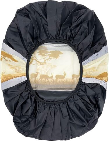 Backpack Cover Waterproof Backpack Rain Cover for 30L-100L Multi-Size for Hiking Camping Outdoor in Kuwait