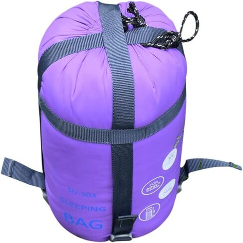 حقيبة نوم للتخييم من SAFACUS - طقس دافئ وبارد في 3 فصول - خفيفة الوزن وسهلة الاستخدام للبالغين والأطفال - التخييم والسفر في الهواء الطلق in Kuwait
