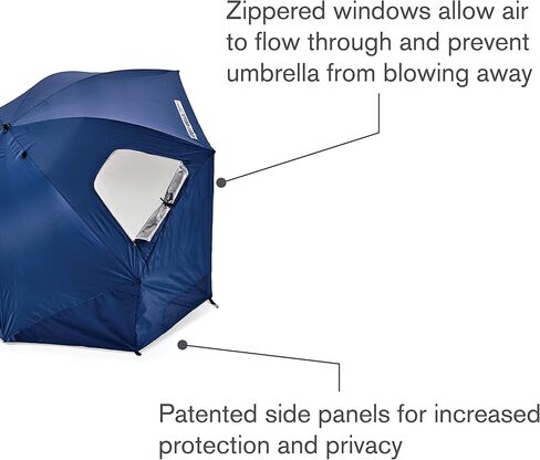 Sport-Brella Premiere XL UPF 50+ Umbrella Shelter for Sun and Rain Protection (9-Foot) in Saudi Arabia