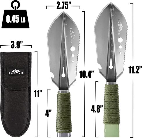 Backpacking Trowel – Lightweight Shovel for Camping, Hiking, Backpacking, Gardening – Compact Survival Multitool with Carrying Sheath in Saudi Arabia