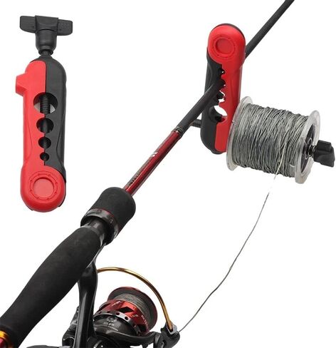 Fishing Line Winder Spooling Station Fishing Tools Fishing Spooler Machine Fishing Line Wrapper(White Blue) in Saudi Arabia