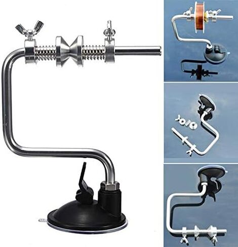 بكرة صيد السمك من Leyeet، بكرة دوارة محمولة لصيد الأسماك المضفرة ملحق محطة الصيد in Kuwait