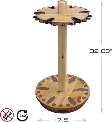 Rush Creek Creations Round Spinning 30 Fishing Rod Rack in Saudi Arabia