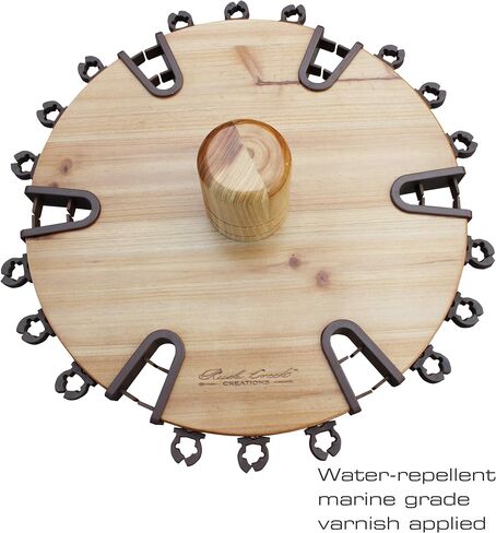Rush Creek Creations Round Spinning 30 Fishing Rod Rack in Saudi Arabia