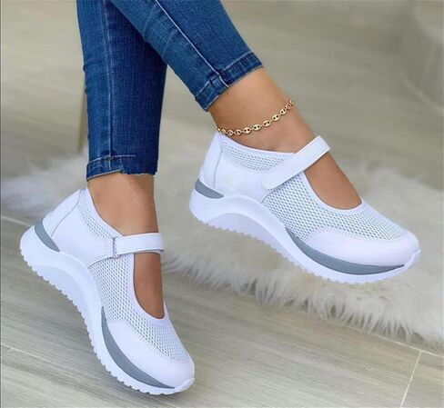 Ladmiple Sneakers For Women Walking Shoes Slip On Comfort Dressy Casual Summer Fashion Non Slip Platform Flats Loafers in Saudi Arabia