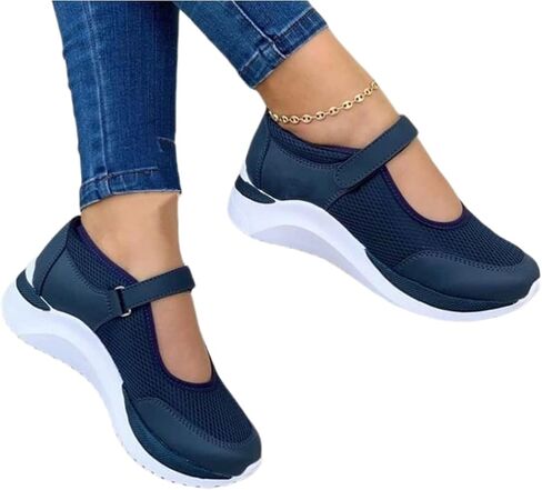 Ladmiple Sneakers For Women Walking Shoes Slip On Comfort Dressy Casual Summer Fashion Non Slip Platform Flats Loafers in Saudi Arabia
