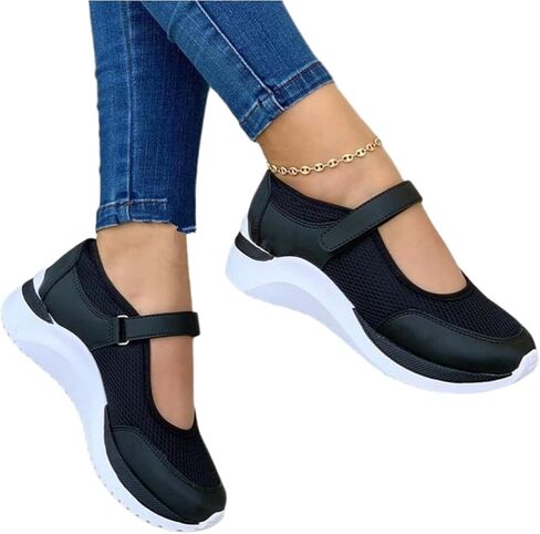 Ladmiple Sneakers For Women Walking Shoes Slip On Comfort Dressy Casual Summer Fashion Non Slip Platform Flats Loafers in Saudi Arabia