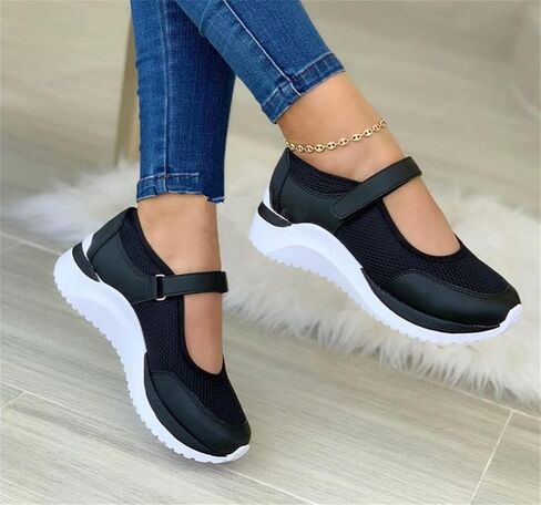 Ladmiple Sneakers For Women Walking Shoes Slip On Comfort Dressy Casual Summer Fashion Non Slip Platform Flats Loafers in Saudi Arabia