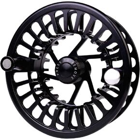BAIKALBASS Fly Fishing Reel Fly Reels - Large Arbor CNC-Machined Aluminum Alloy Body Light Weight 5/7, 7/9, 9/10 wt (Black, Green, Silver/Blue, Gray-Green, Silver-Blue,Gunmetal,Ice Blue,Sapphire Blue)