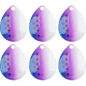 Colorado Blades Spinner Blades Lure Making Kit, 30pcs Colorful Metal Blades Easy Spin Spoons Inline Spinner Walleye Rig Making DIY Fishing Lure Making Supplies for Trout Salmon Bass Fishing in Saudi Arabia