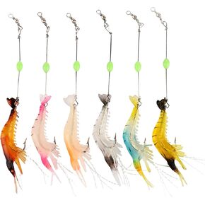 Shrimp Artificial Bait, Soft Shrimp Lures Fishing Lures Luminous Artificial Lures
