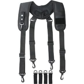 KUNN Tactical Suspenders Police Duty Belt Harness with Keychain and Belt Snap Hook in Saudi Arabia