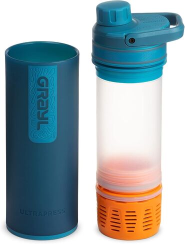 GRAYL UltraPress 16.9 oz Water Purifier & Filter Bottle for Hiking, Backpacking, Survival, Travel in Saudi Arabia