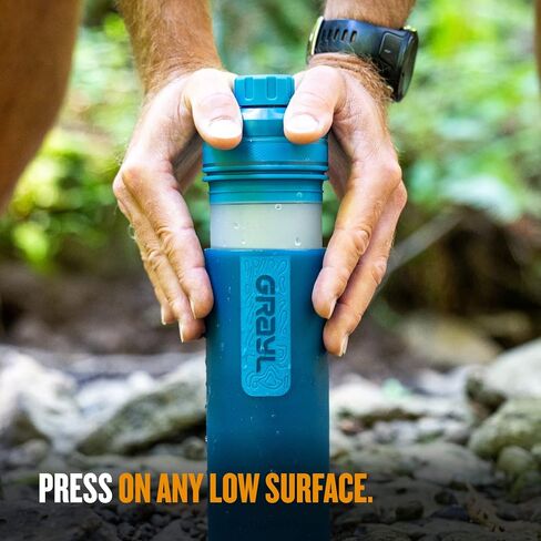 GRAYL UltraPress 16.9 oz Water Purifier & Filter Bottle for Hiking, Backpacking, Survival, Travel in Saudi Arabia