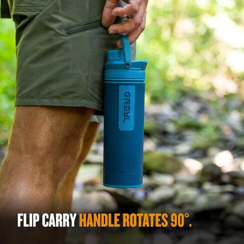 GRAYL UltraPress 16.9 oz Water Purifier & Filter Bottle for Hiking, Backpacking, Survival, Travel in Saudi Arabia
