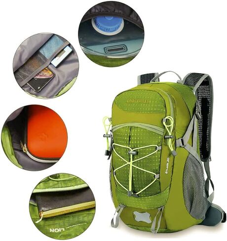 LOCALLION 20L Small Hiking Backpack for Women & Men: Lightweight Waterproof Daypack for Outdoor Camping Gear, Travel, Skiing in Saudi Arabia