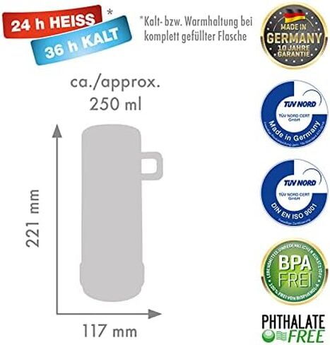 ROTPUNKT Isolation Bottle 60" 0,25L in Red in Saudi Arabia