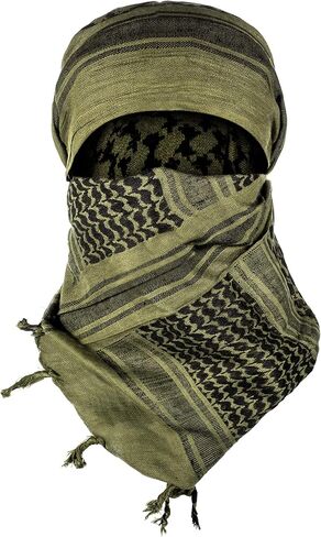 Texas Bushcraft Tactical Shemagh - Authentic Keffiyeh 100% Cotton for your Camping, Hiking and Backpacking Gear in Kuwait