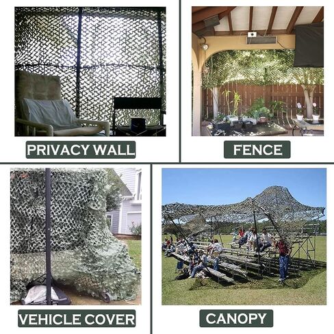 Camo Netting Camouflage Netting 20x20 10x20 10x10 Bulk Roll Burlap Camo Tarp Sunshade Net for Hunting Blind Dinosaur Birthday Jungle MilitaryTheme Party Decoration Camping Shooting in Kuwait