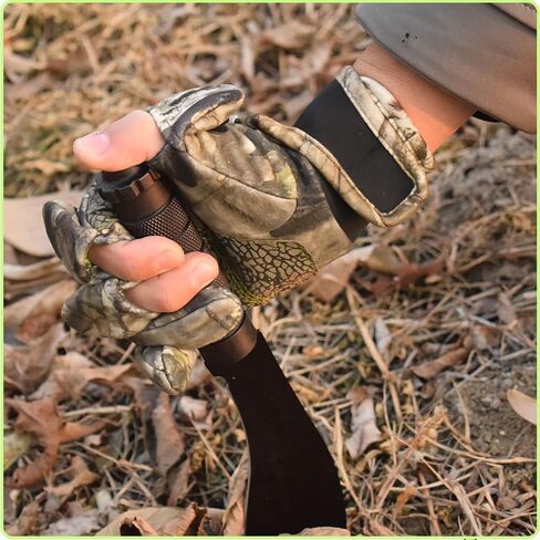 Taeku Camo Gloves Lightweight Full Finger Hunting Camouflage Accessories Pro Anti-Slip Fishing Gloves Archery Accessories Hunting Outdoors in Kuwait