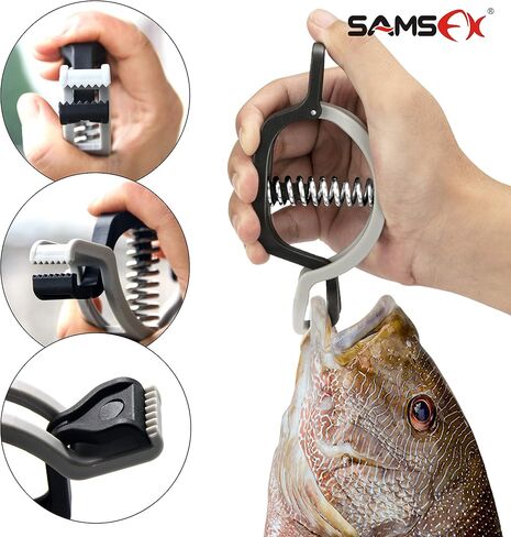 SAMSFX Fishing Fish Gripper for Scale (Mini Fish Lip Grip) in Saudi Arabia