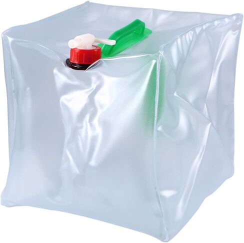 بيسبورتابل حاوية تخزين مياه قابلة للطي مع حنفية، حاوية مياه قابلة للطي للمشي لمسافات طويلة في الهواء الطلق، 20 لتر in Kuwait