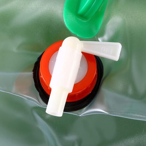 بيسبورتابل حاوية تخزين مياه قابلة للطي مع حنفية، حاوية مياه قابلة للطي للمشي لمسافات طويلة في الهواء الطلق، 20 لتر in Kuwait