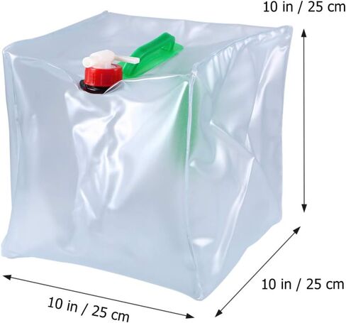 بيسبورتابل حاوية تخزين مياه قابلة للطي مع حنفية، حاوية مياه قابلة للطي للمشي لمسافات طويلة في الهواء الطلق، 20 لتر in Kuwait