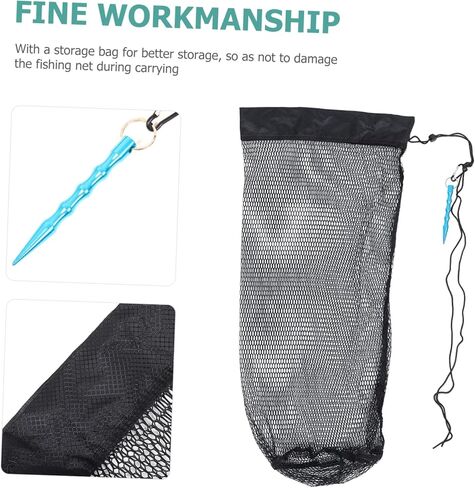 BIUDECO مجموعة واحدة من شبكة صيد السمك، شبكة صيد السمك، سلة صيد السمك للحفاظ على الأسماك الطازجة، سلة صيد الأسماك ذات سعة كبيرة، ملحقات صيد الأسماك، صيد الجمبري، جراد البحر in Kuwait