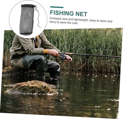 BIUDECO مجموعة واحدة من شبكة صيد السمك، شبكة صيد السمك، سلة صيد السمك للحفاظ على الأسماك الطازجة، سلة صيد الأسماك ذات سعة كبيرة، ملحقات صيد الأسماك، صيد الجمبري، جراد البحر in Kuwait