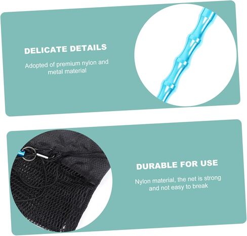 BIUDECO مجموعة واحدة من شبكة صيد السمك، شبكة صيد السمك، سلة صيد السمك للحفاظ على الأسماك الطازجة، سلة صيد الأسماك ذات سعة كبيرة، ملحقات صيد الأسماك، صيد الجمبري، جراد البحر in Kuwait