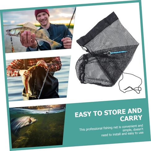 BIUDECO مجموعة واحدة من شبكة صيد السمك، شبكة صيد السمك، سلة صيد السمك للحفاظ على الأسماك الطازجة، سلة صيد الأسماك ذات سعة كبيرة، ملحقات صيد الأسماك، صيد الجمبري، جراد البحر in Kuwait