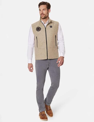 WE R WILD Heated hunting vest made of loden (100% new wool), model Cocoon Tech-Vest in Kuwait