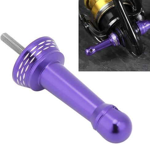 VGEBY Fishing Reel Stand, Balance All Metal Fishing Reel Balance Stand Fishing Wheel Accessories (Purple) in Kuwait