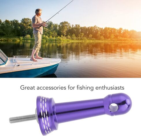 VGEBY Fishing Reel Stand, Balance All Metal Fishing Reel Balance Stand Fishing Wheel Accessories (Purple) in Kuwait