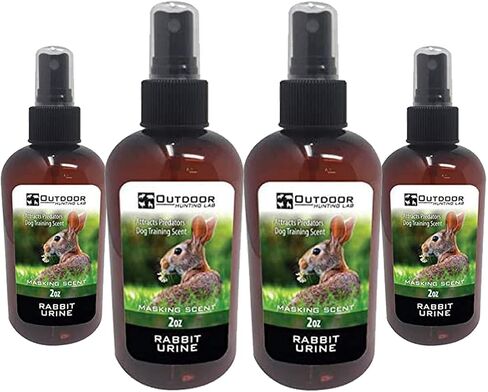 Rabbit Scent Spray 2 oz - Real Rabbit Scent for Dog and Beagle Training, Predator for Coyote and Fox Hunting and in Kuwait