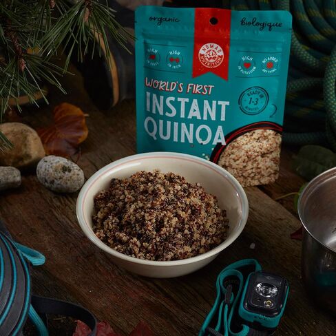 نوماد نيوتريشن - كينوا فورية - كينوا عضوية جاهزة في دقائق، خالية من الغلوتين، جاهزة للأكل في دقائق مع الماء الساخن in Kuwait