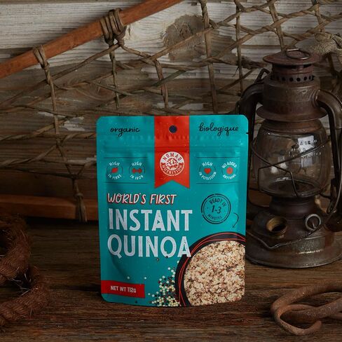 نوماد نيوتريشن - كينوا فورية - كينوا عضوية جاهزة في دقائق، خالية من الغلوتين، جاهزة للأكل في دقائق مع الماء الساخن in Kuwait