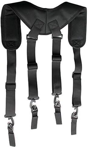 KUNN Tactical Suspenders Police Duty Belt Harness with Keychain and Belt Snap Hook in Kuwait