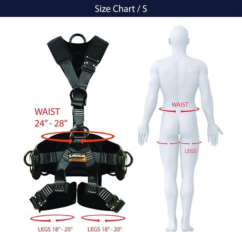Fusion Climb Tac-Scape Heavy Duty Tactical Full Body Padded Y Style Rescue Harness in Saudi Arabia